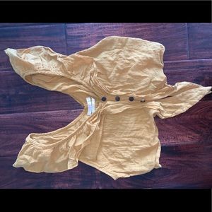 Urban outfitters cropped tie tank